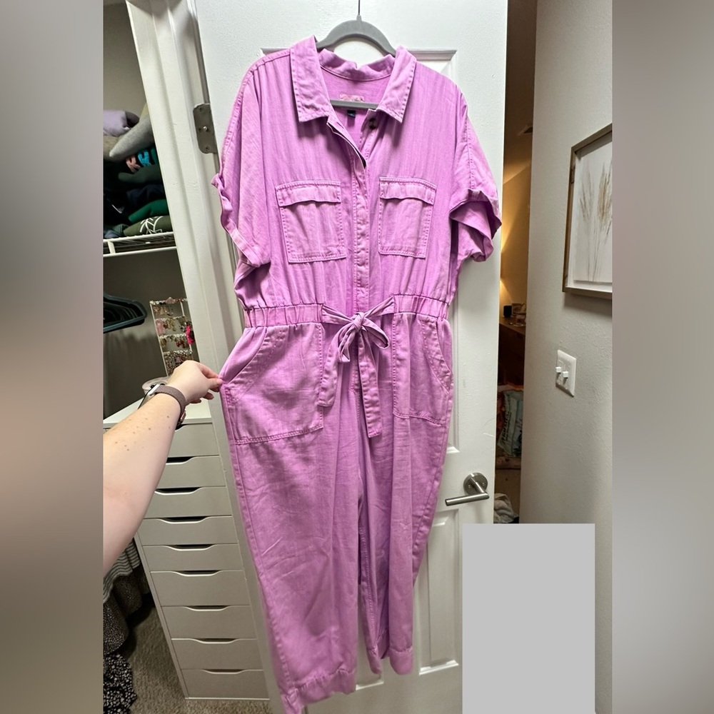 Pink Utility Jumpsuit - size 17 / XXL
